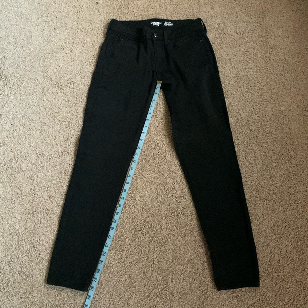Levi’s Denizen low rise jegging in black size 7